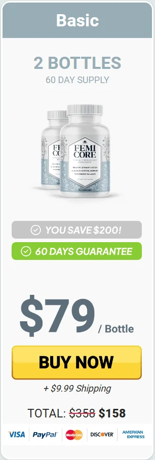 FemiCore 2 bottle price